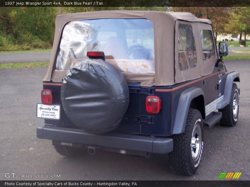 Dark Blue Pearl / Tan 1997 Jeep Wrangler Sport 4x4