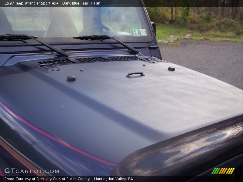 Dark Blue Pearl / Tan 1997 Jeep Wrangler Sport 4x4