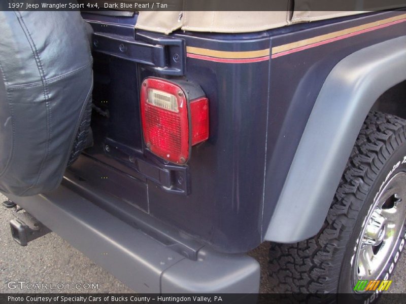 Dark Blue Pearl / Tan 1997 Jeep Wrangler Sport 4x4