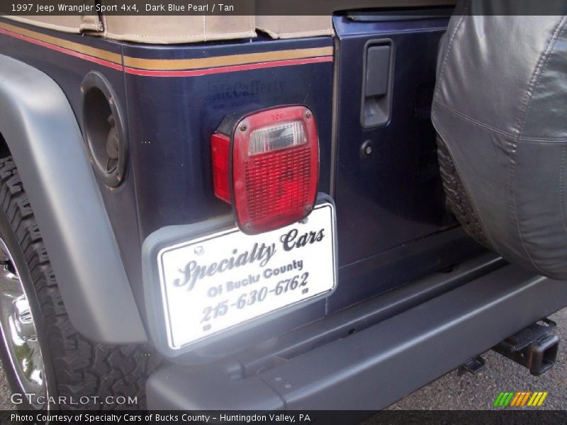 Dark Blue Pearl / Tan 1997 Jeep Wrangler Sport 4x4