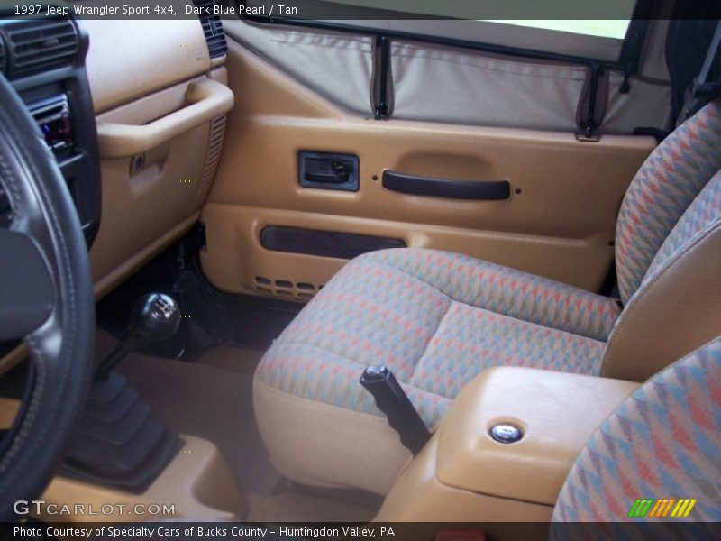 Dark Blue Pearl / Tan 1997 Jeep Wrangler Sport 4x4