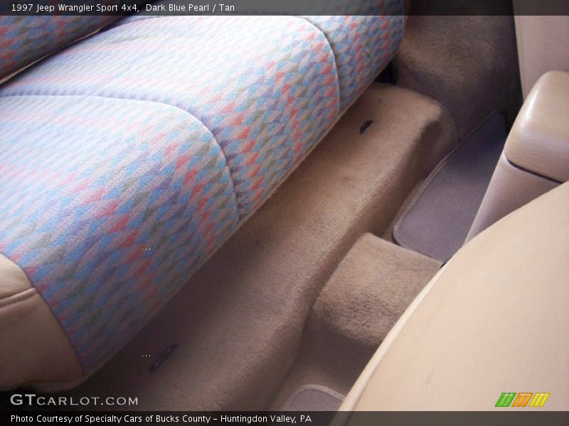 Dark Blue Pearl / Tan 1997 Jeep Wrangler Sport 4x4