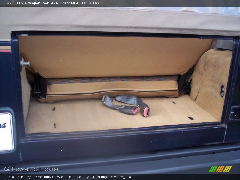 Dark Blue Pearl / Tan 1997 Jeep Wrangler Sport 4x4