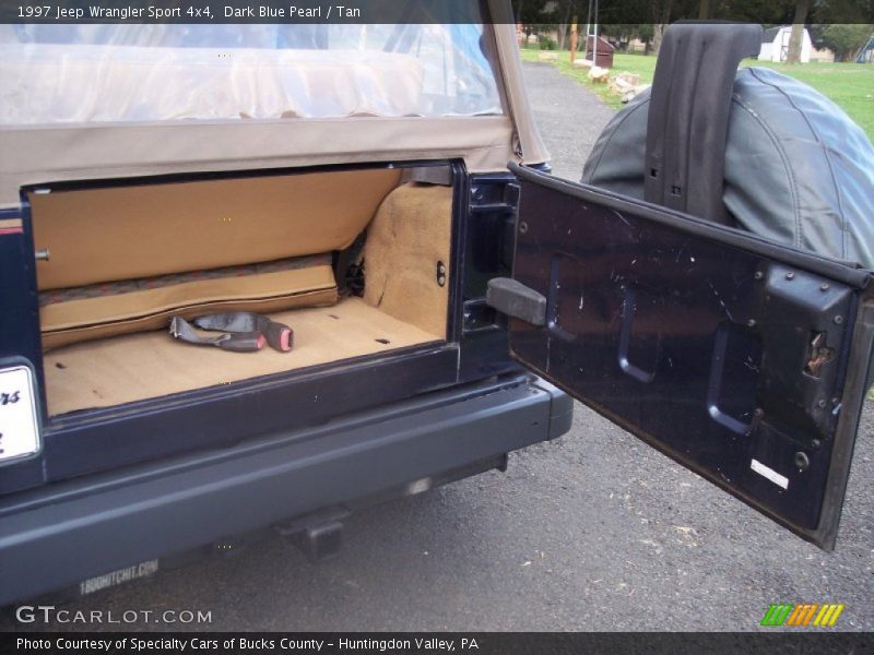 Dark Blue Pearl / Tan 1997 Jeep Wrangler Sport 4x4
