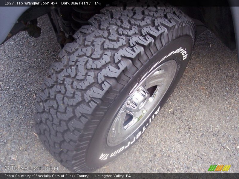 Dark Blue Pearl / Tan 1997 Jeep Wrangler Sport 4x4