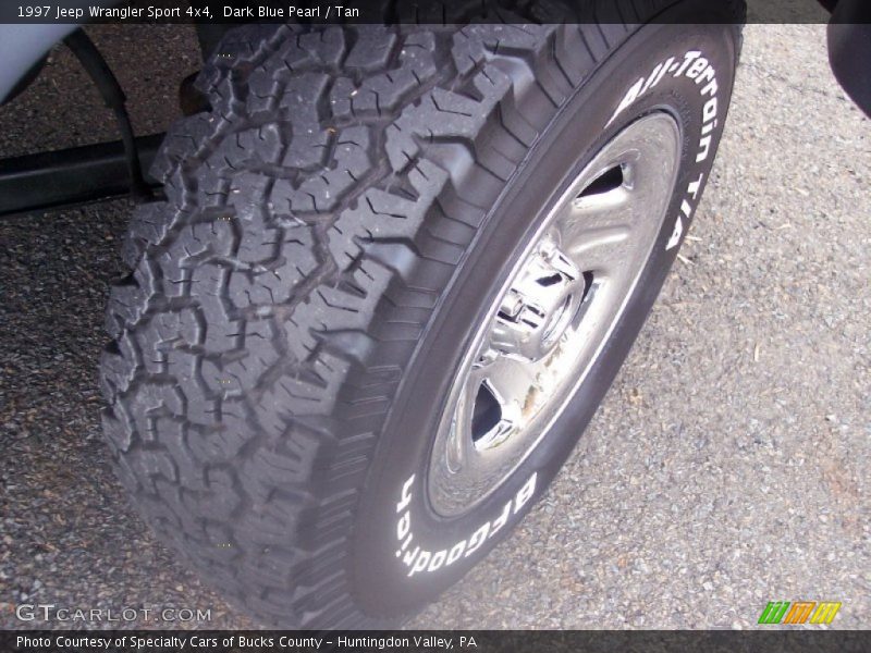 Dark Blue Pearl / Tan 1997 Jeep Wrangler Sport 4x4