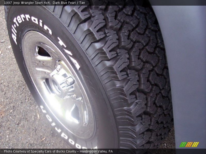 Dark Blue Pearl / Tan 1997 Jeep Wrangler Sport 4x4