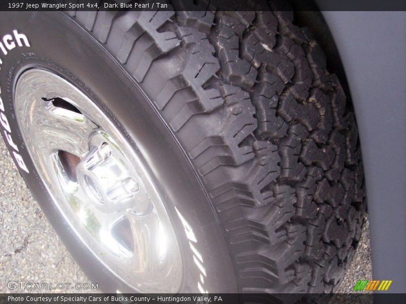 Dark Blue Pearl / Tan 1997 Jeep Wrangler Sport 4x4