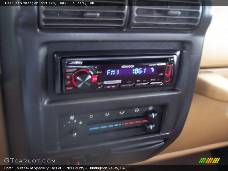 Dark Blue Pearl / Tan 1997 Jeep Wrangler Sport 4x4