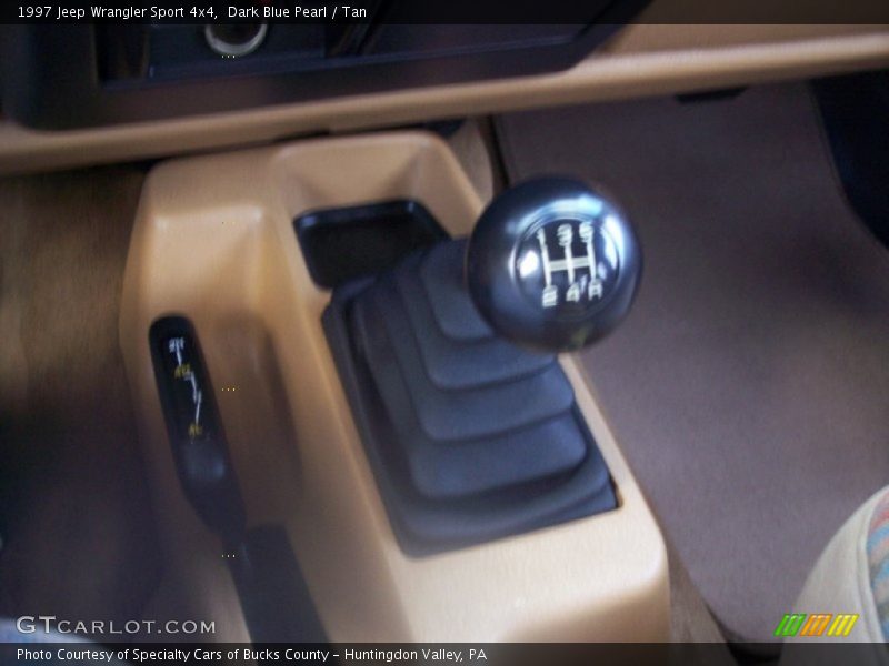 Dark Blue Pearl / Tan 1997 Jeep Wrangler Sport 4x4
