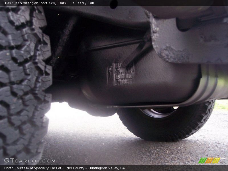 Dark Blue Pearl / Tan 1997 Jeep Wrangler Sport 4x4