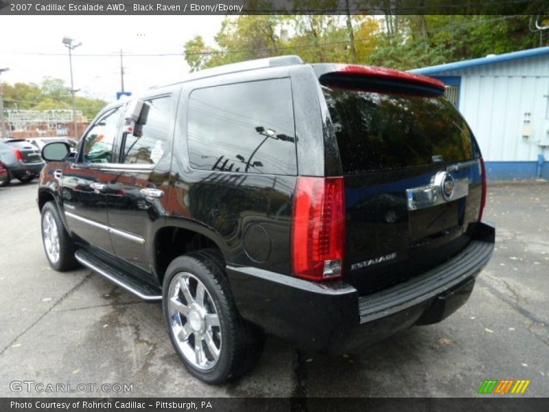 Black Raven / Ebony/Ebony 2007 Cadillac Escalade AWD