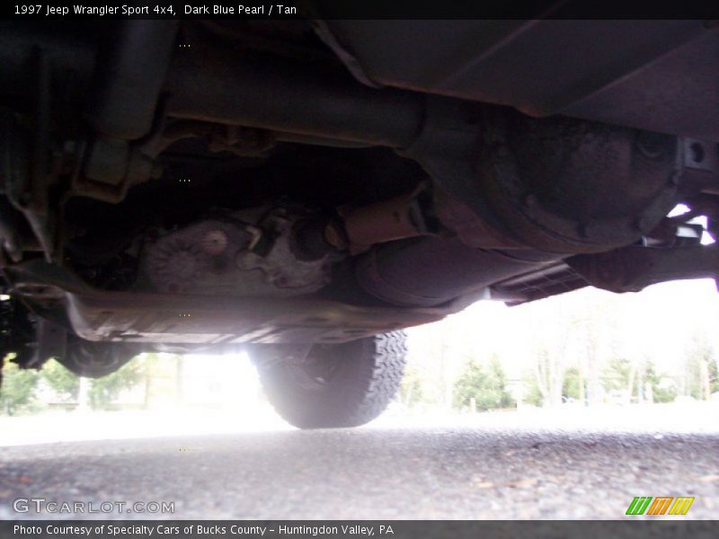 Dark Blue Pearl / Tan 1997 Jeep Wrangler Sport 4x4