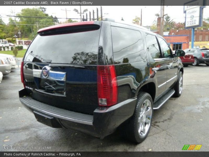 Black Raven / Ebony/Ebony 2007 Cadillac Escalade AWD