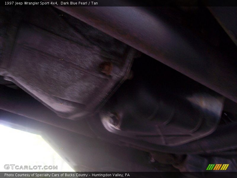 Dark Blue Pearl / Tan 1997 Jeep Wrangler Sport 4x4