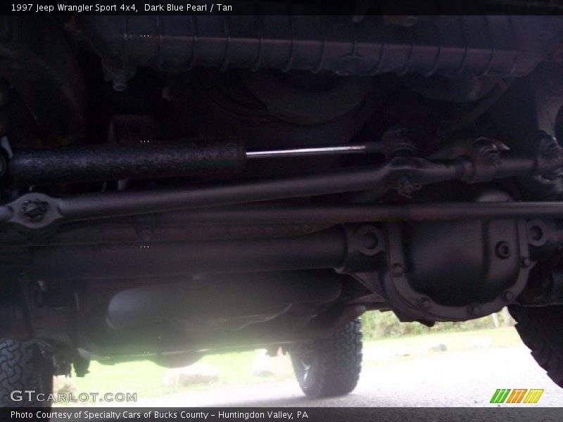 Dark Blue Pearl / Tan 1997 Jeep Wrangler Sport 4x4