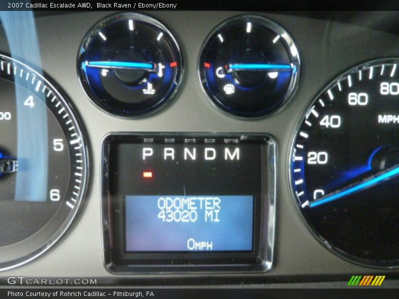 Black Raven / Ebony/Ebony 2007 Cadillac Escalade AWD