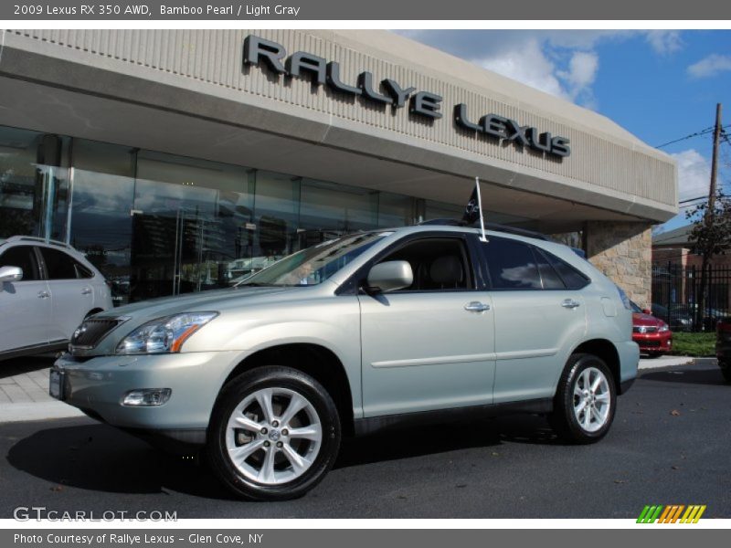 Bamboo Pearl / Light Gray 2009 Lexus RX 350 AWD