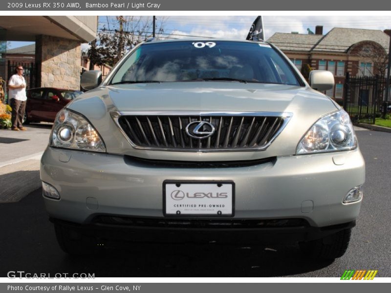 Bamboo Pearl / Light Gray 2009 Lexus RX 350 AWD