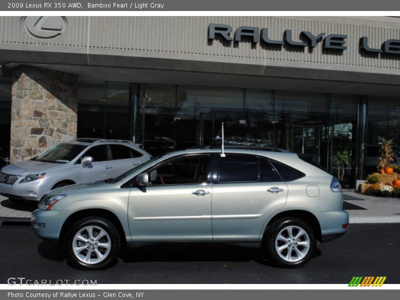 Bamboo Pearl / Light Gray 2009 Lexus RX 350 AWD