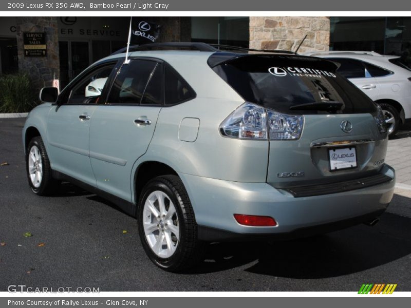 Bamboo Pearl / Light Gray 2009 Lexus RX 350 AWD