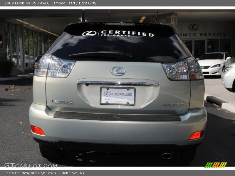 Bamboo Pearl / Light Gray 2009 Lexus RX 350 AWD