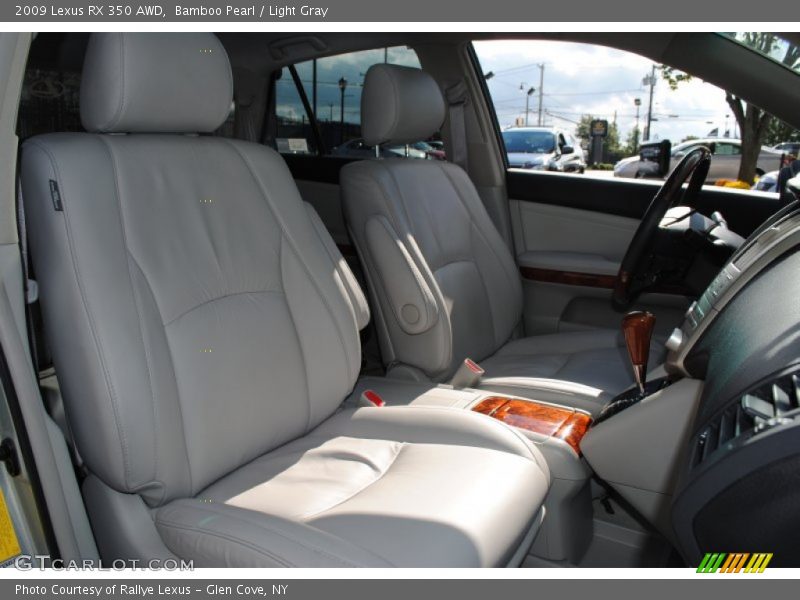 Bamboo Pearl / Light Gray 2009 Lexus RX 350 AWD