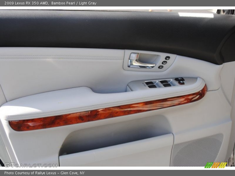 Bamboo Pearl / Light Gray 2009 Lexus RX 350 AWD