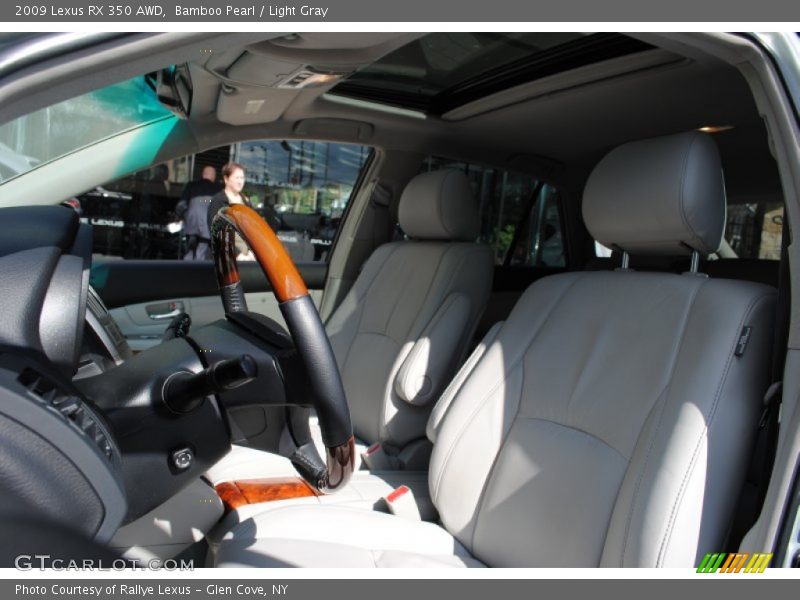 Bamboo Pearl / Light Gray 2009 Lexus RX 350 AWD