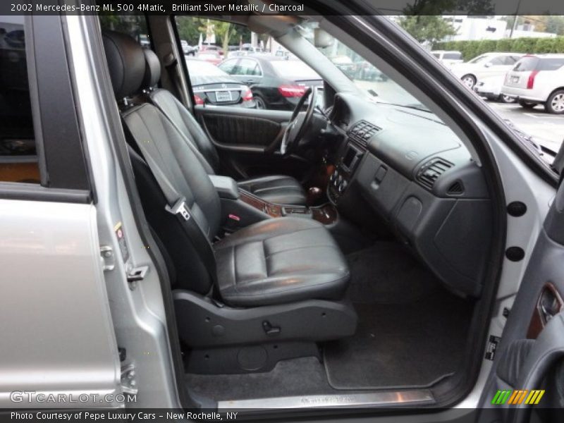 Brilliant Silver Metallic / Charcoal 2002 Mercedes-Benz ML 500 4Matic