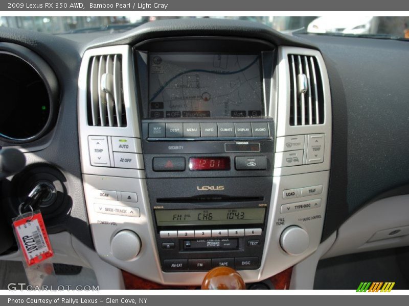 Bamboo Pearl / Light Gray 2009 Lexus RX 350 AWD