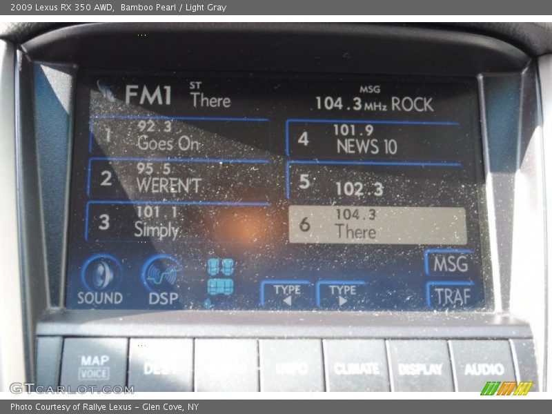 Bamboo Pearl / Light Gray 2009 Lexus RX 350 AWD