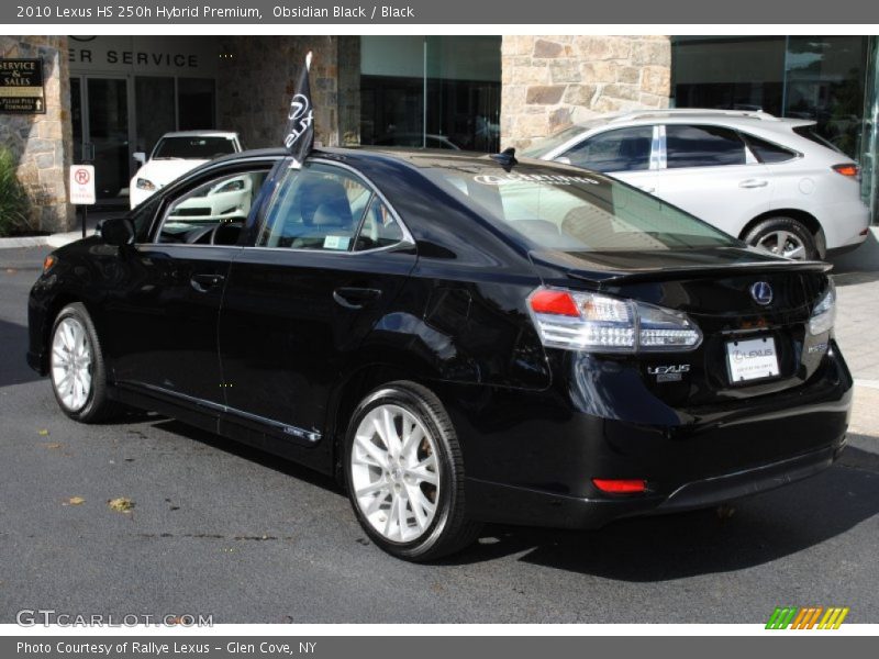 Obsidian Black / Black 2010 Lexus HS 250h Hybrid Premium