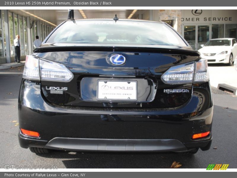 Obsidian Black / Black 2010 Lexus HS 250h Hybrid Premium