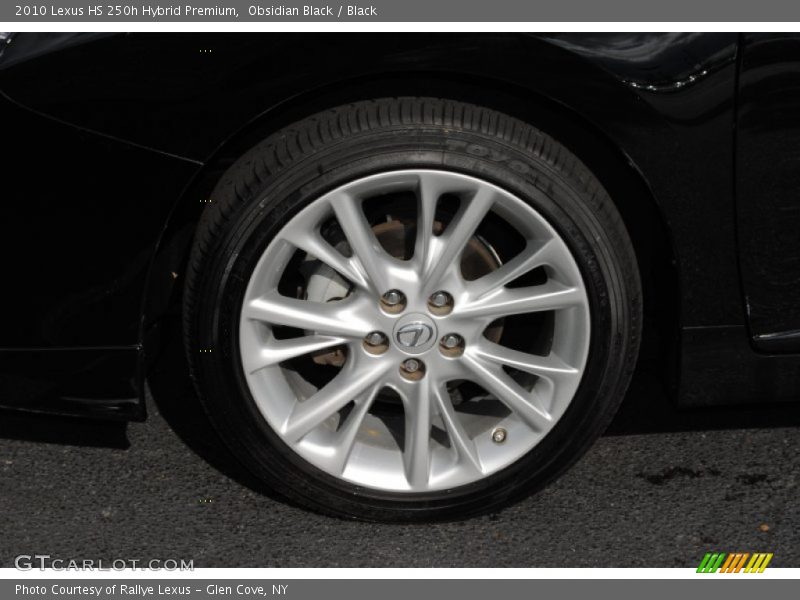 Obsidian Black / Black 2010 Lexus HS 250h Hybrid Premium