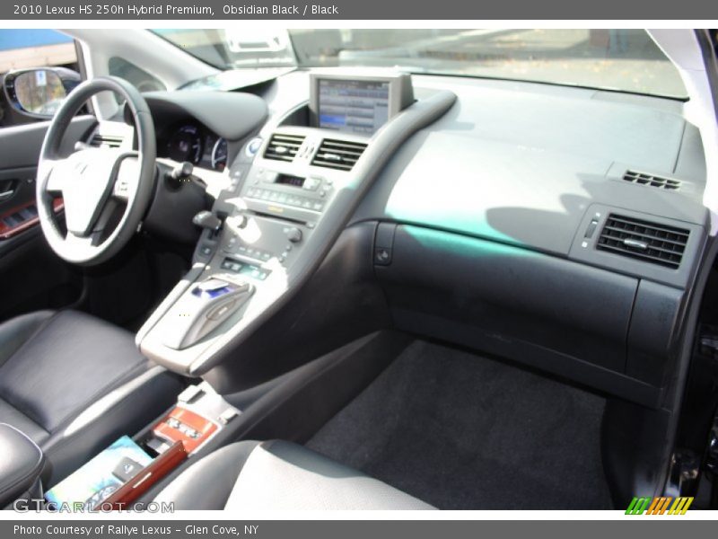 Obsidian Black / Black 2010 Lexus HS 250h Hybrid Premium