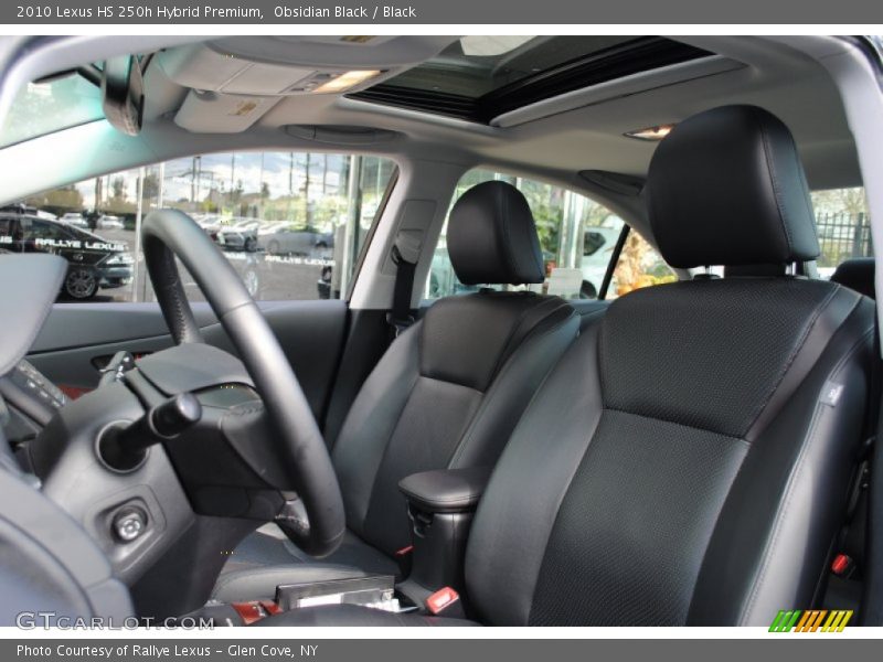 Obsidian Black / Black 2010 Lexus HS 250h Hybrid Premium