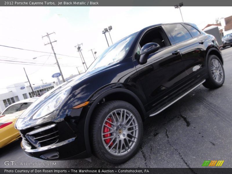 Jet Black Metallic / Black 2012 Porsche Cayenne Turbo