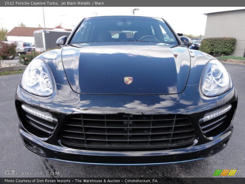 Jet Black Metallic / Black 2012 Porsche Cayenne Turbo