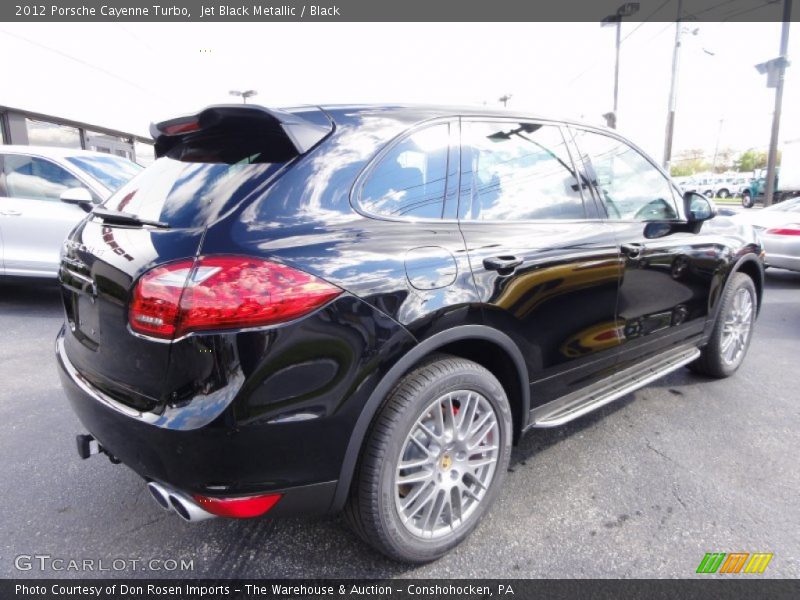 Jet Black Metallic / Black 2012 Porsche Cayenne Turbo