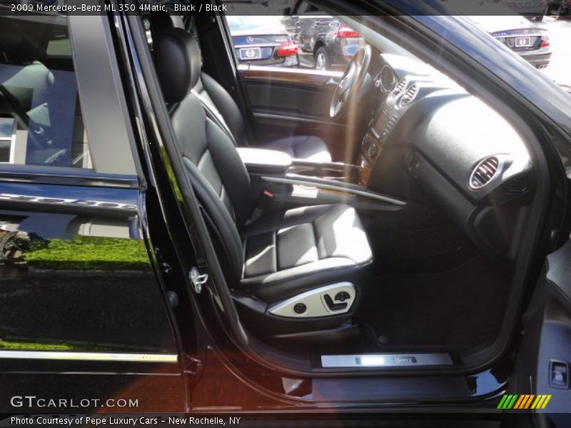 Black / Black 2009 Mercedes-Benz ML 350 4Matic