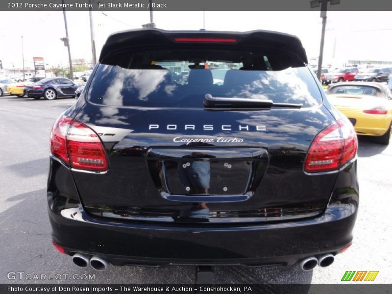Jet Black Metallic / Black 2012 Porsche Cayenne Turbo