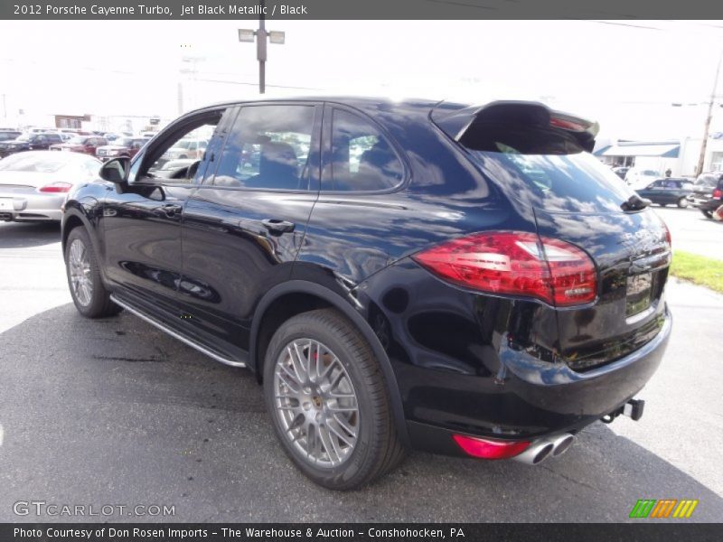 Jet Black Metallic / Black 2012 Porsche Cayenne Turbo