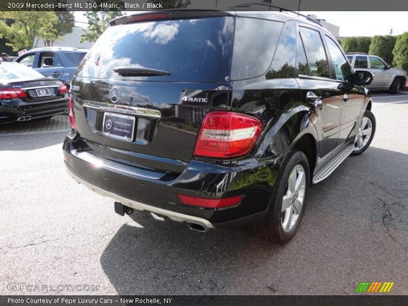Black / Black 2009 Mercedes-Benz ML 350 4Matic