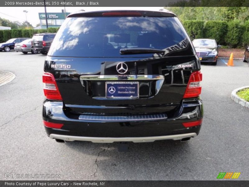 Black / Black 2009 Mercedes-Benz ML 350 4Matic