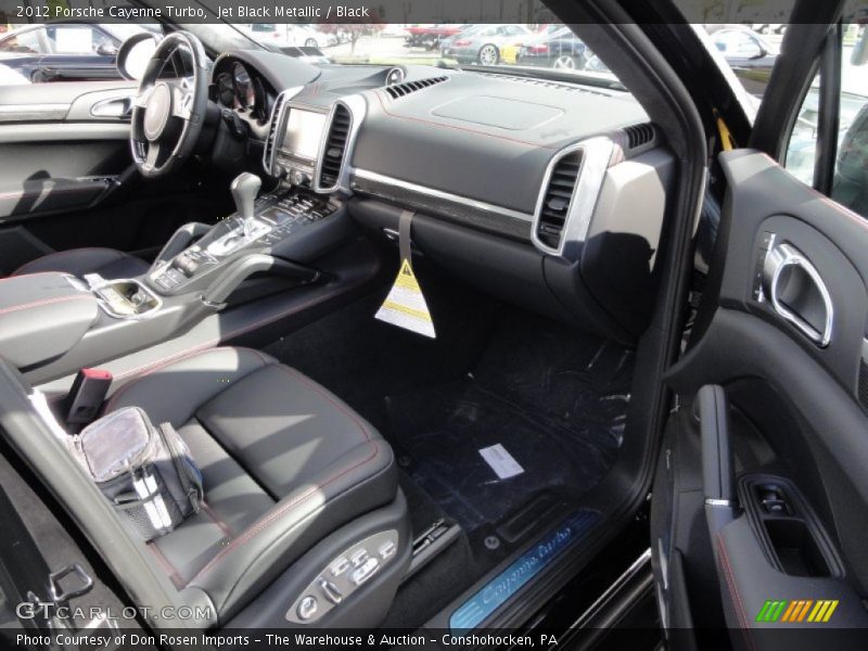 Jet Black Metallic / Black 2012 Porsche Cayenne Turbo