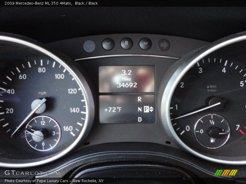 Black / Black 2009 Mercedes-Benz ML 350 4Matic