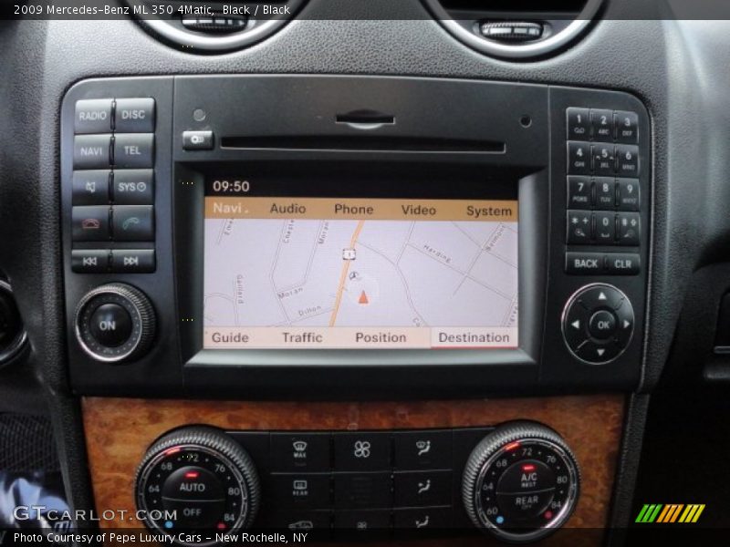 Black / Black 2009 Mercedes-Benz ML 350 4Matic
