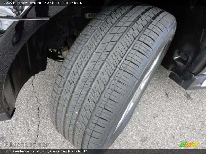 Black / Black 2009 Mercedes-Benz ML 350 4Matic