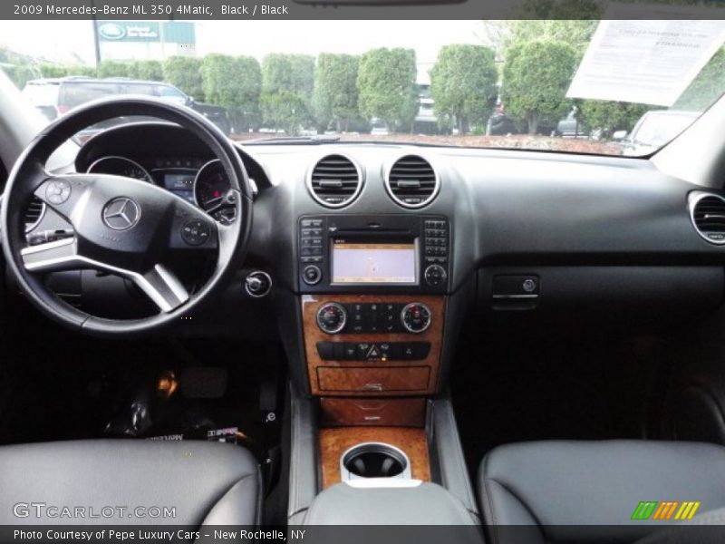 Black / Black 2009 Mercedes-Benz ML 350 4Matic